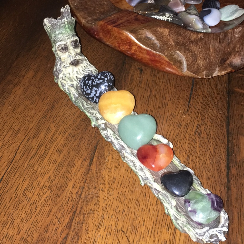 Tree Man Incense Burner/Crystal Holder - Picture 3 of 4